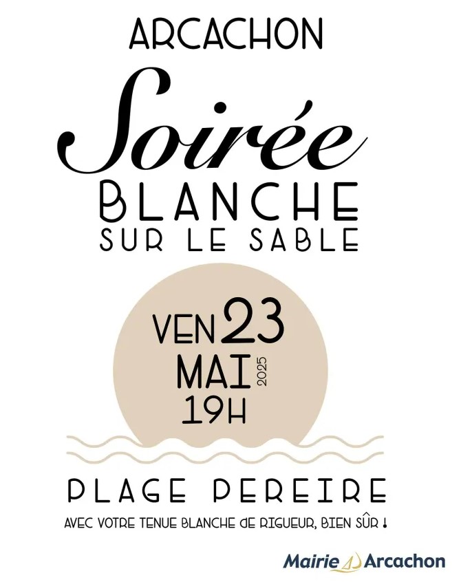 Soirée Blanche sur le sable
