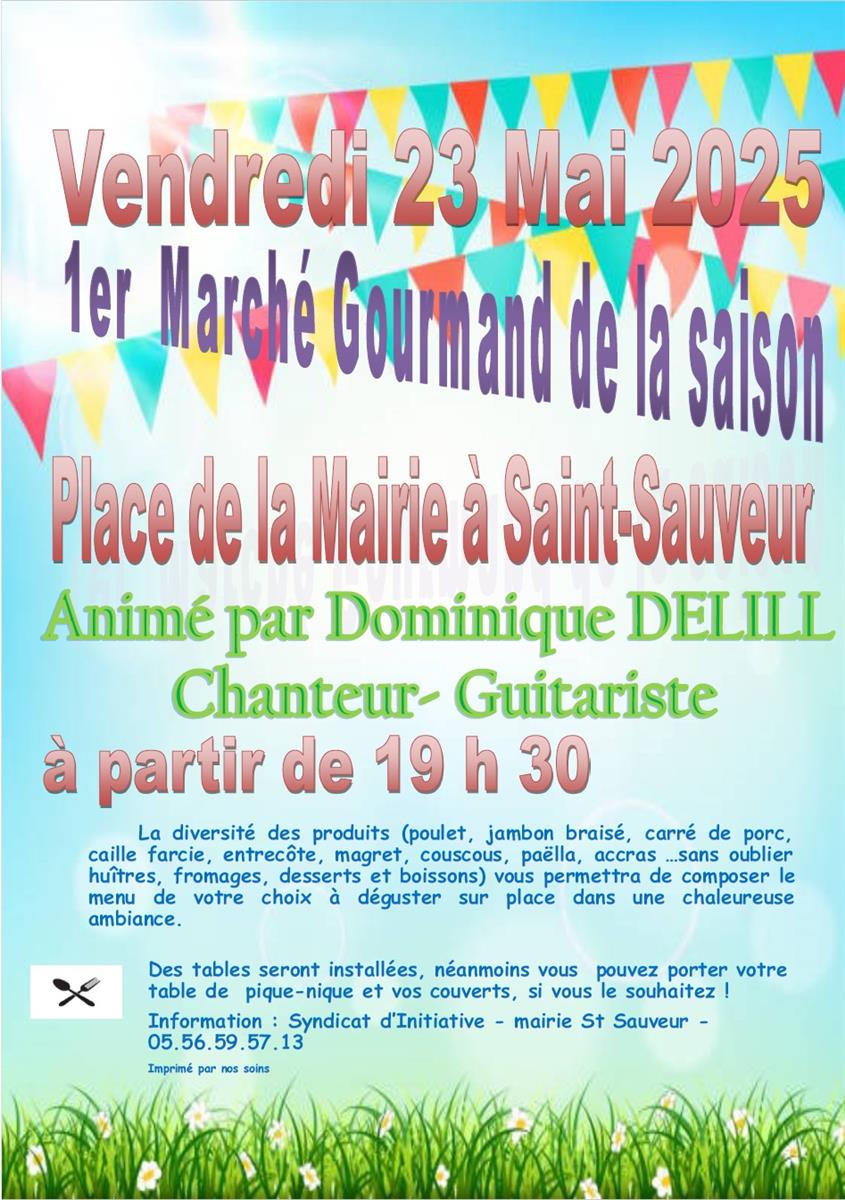 Marchés gourmands de St-Sauveur
