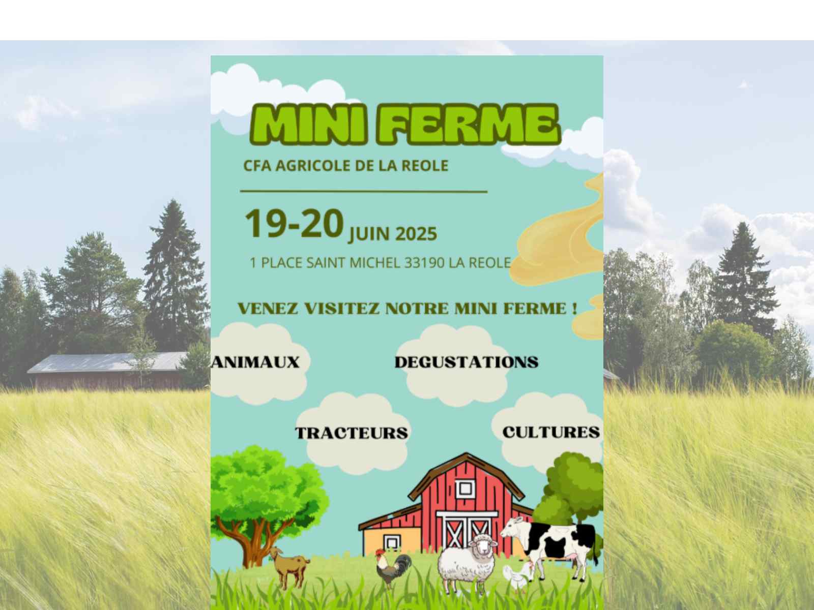 La mini-ferme du CFA