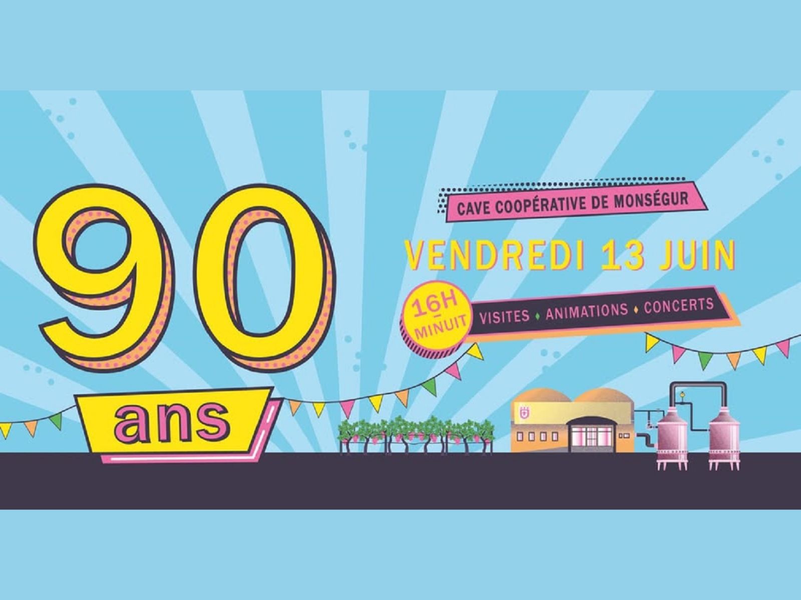 Les 90 ans de la Cave coopérative de Monségur