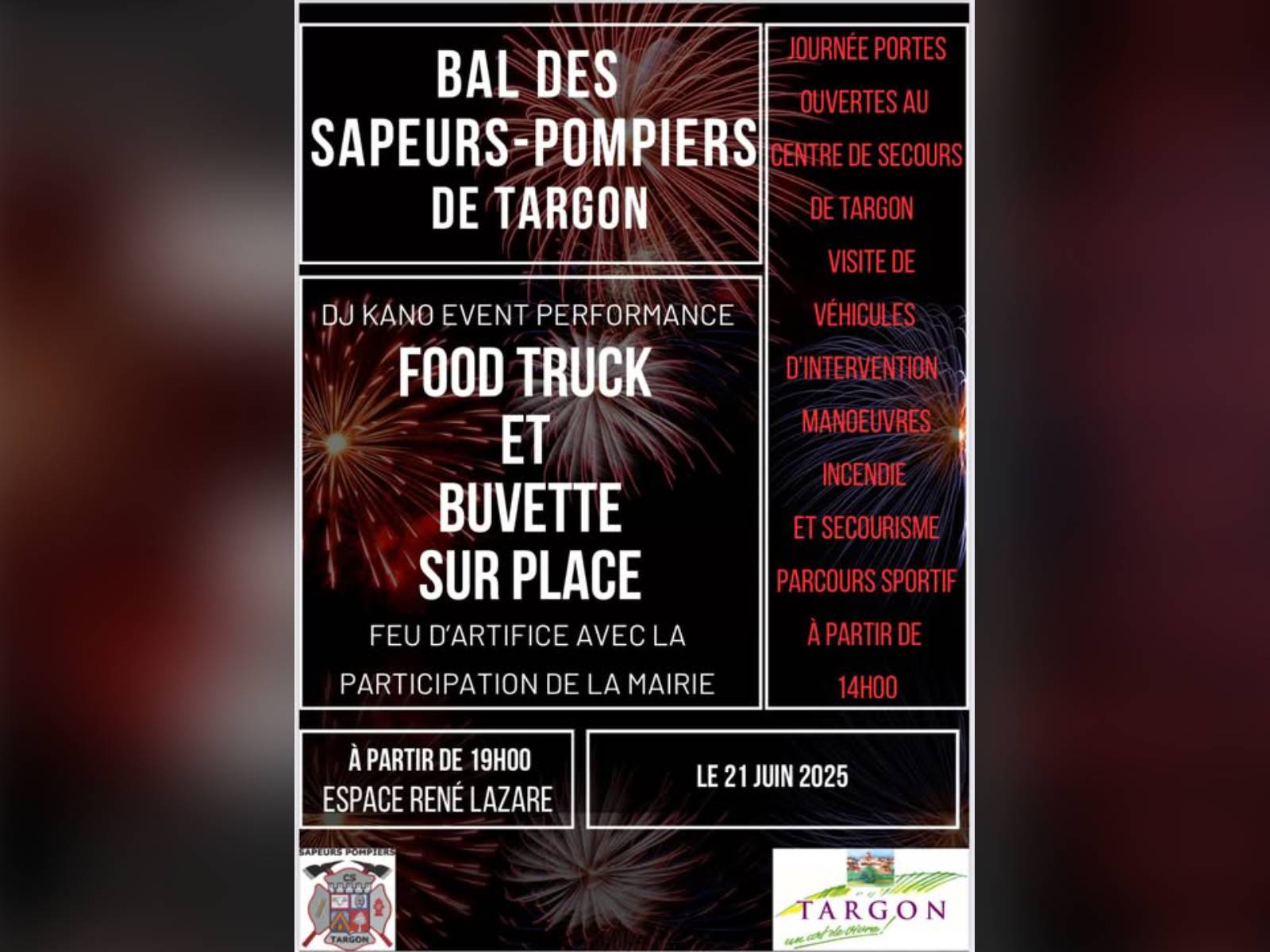 Bal des sapeurs pompiers de Targon