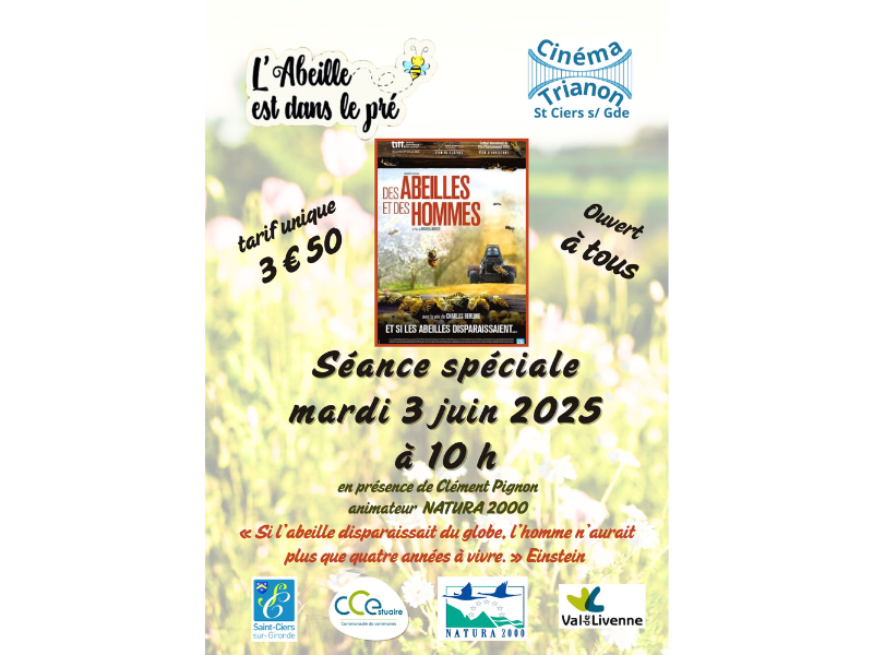 Projection "Des Abeilles et des Hommes" à Sain ...
