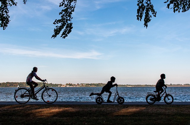 Déambulation à vélo dans la ville