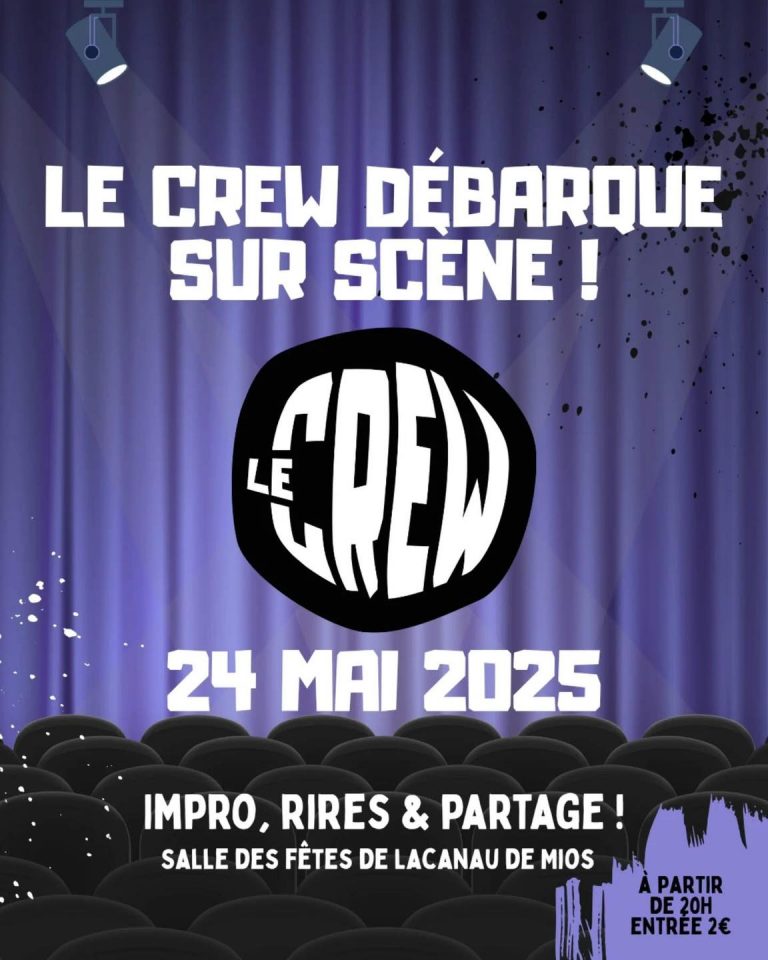 Soirée théâtre d'impro avec le Crew