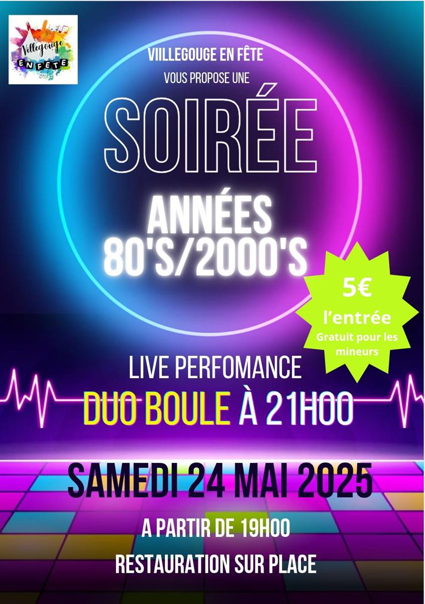 Soirée années 80's/2000's