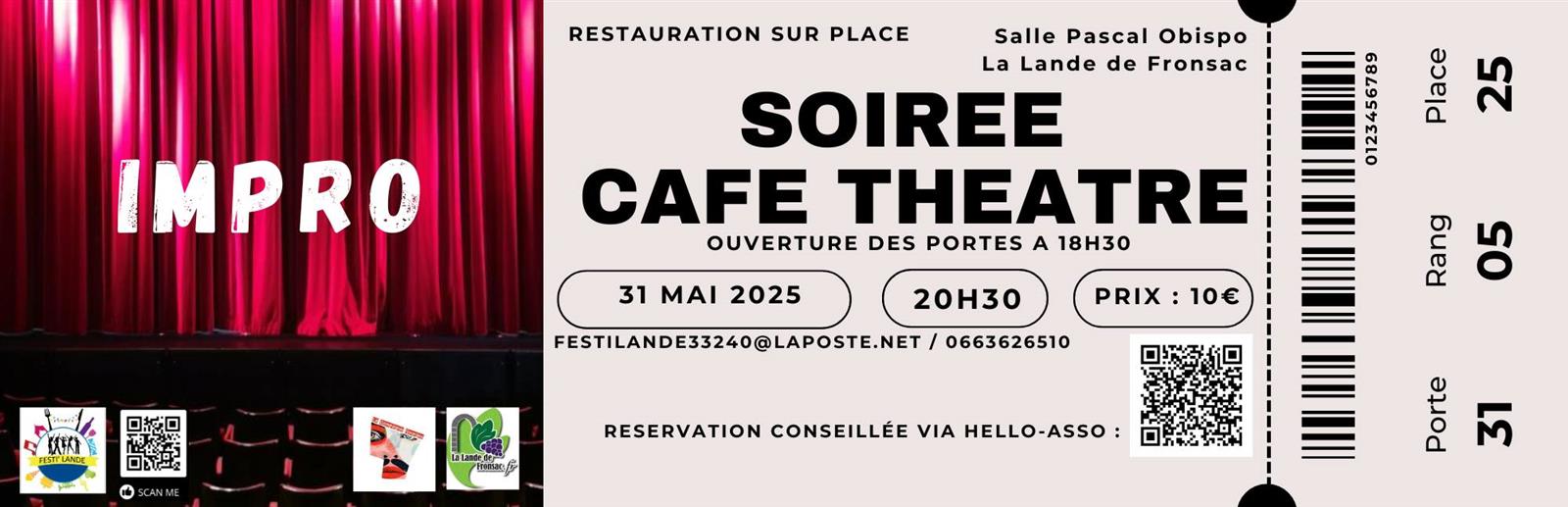 Soirée café théâtre