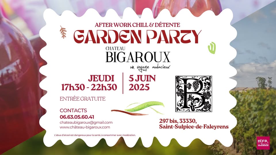 Garden Party au Château Bigaroux