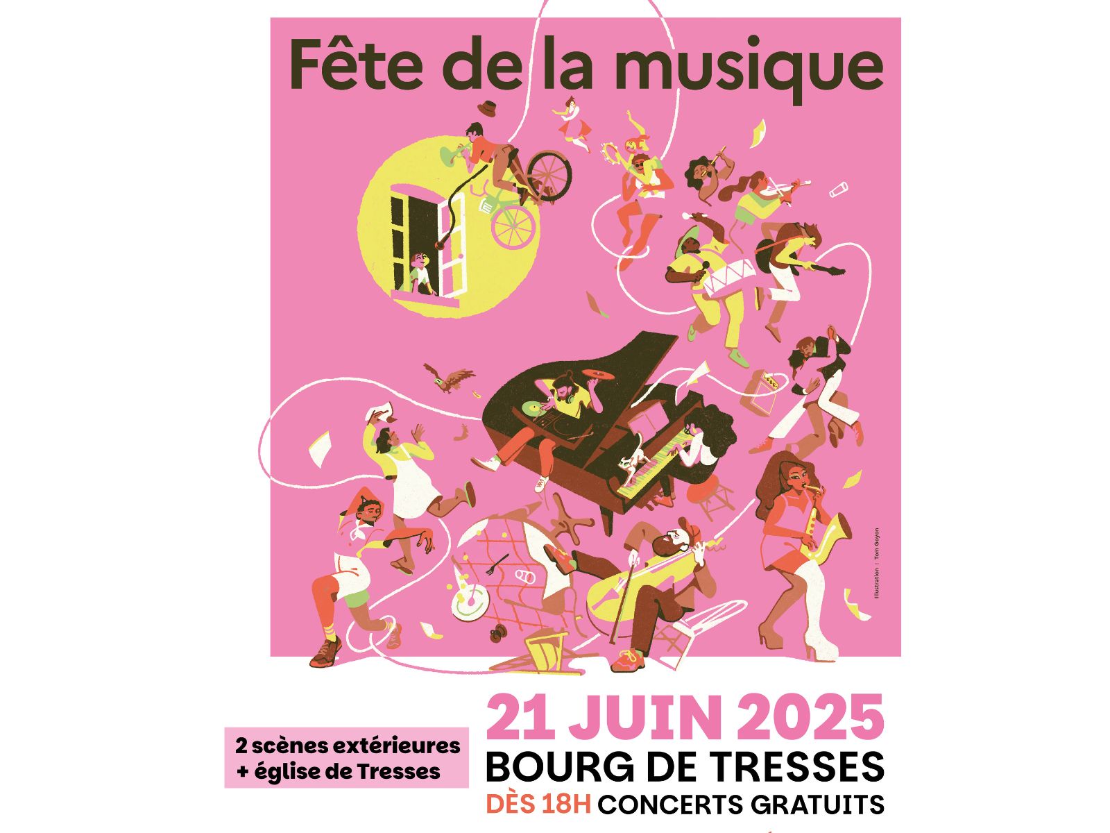 Fête de la musique à Tresses
