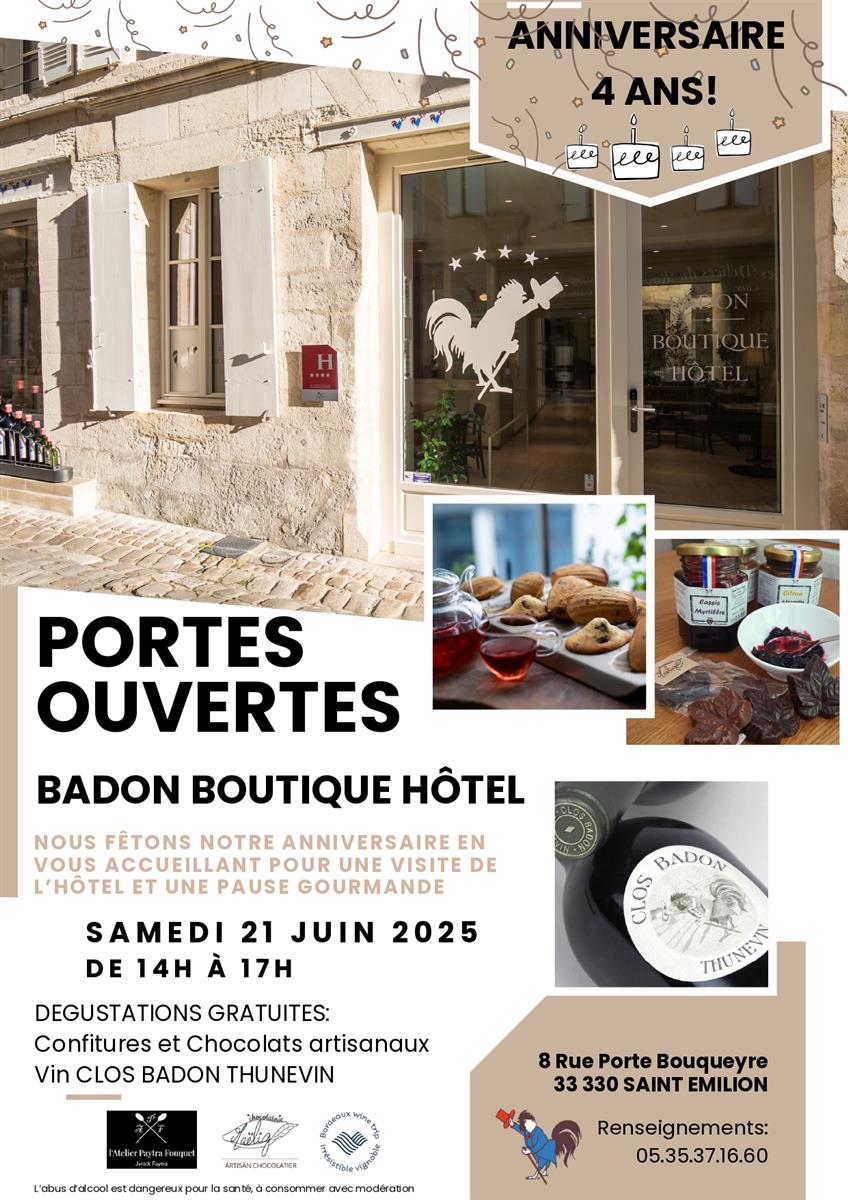 Portes ouvertes au Badon Boutique Hôtel