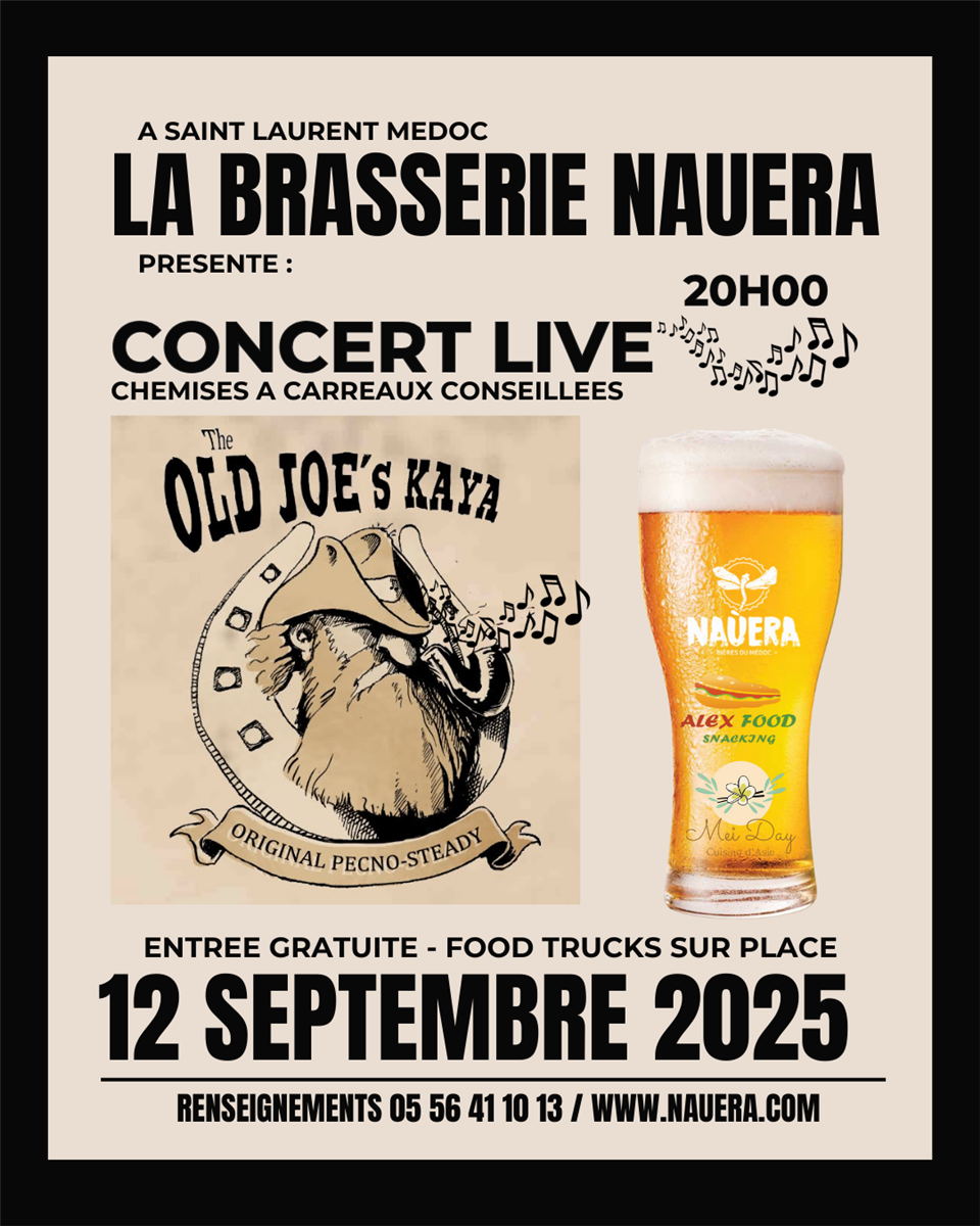 Concert groupe Old Joe’s Kaya