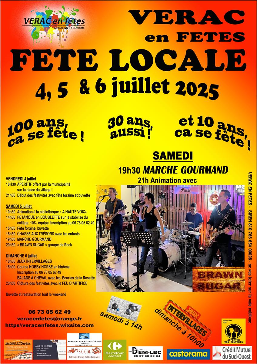 Vérac- Fête locale