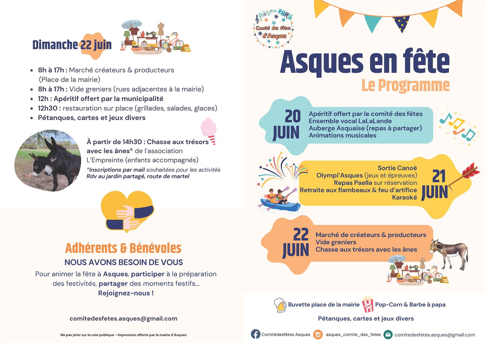 Asques en fêtes