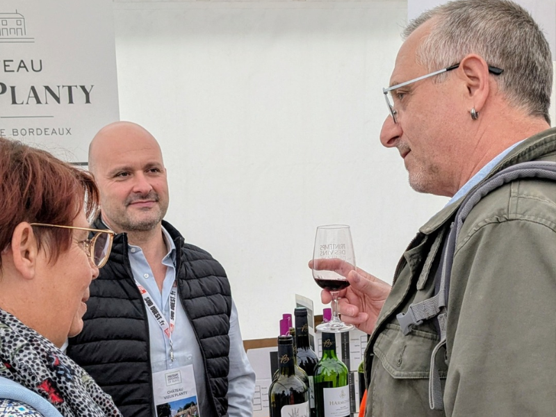 Atelier accord mets et vins au château Vieux P ...