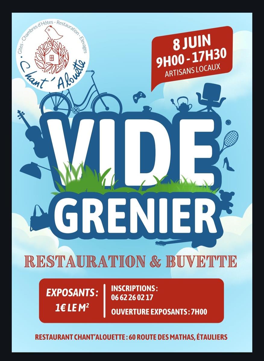 Vide Grenier à Chant'alouette