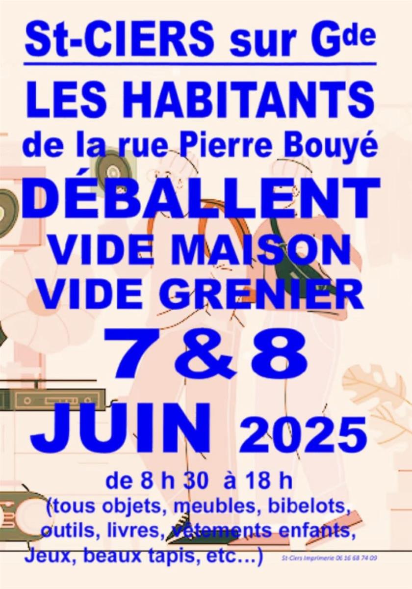 Vide Grenier Rue Pierre Bouyer