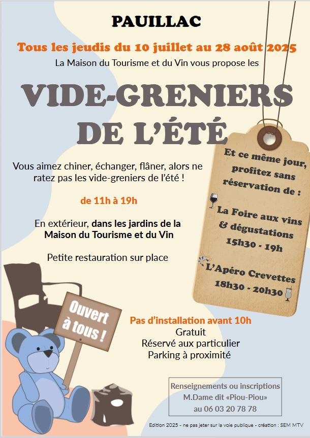 Le jeudi, c'est journée à Pauillac