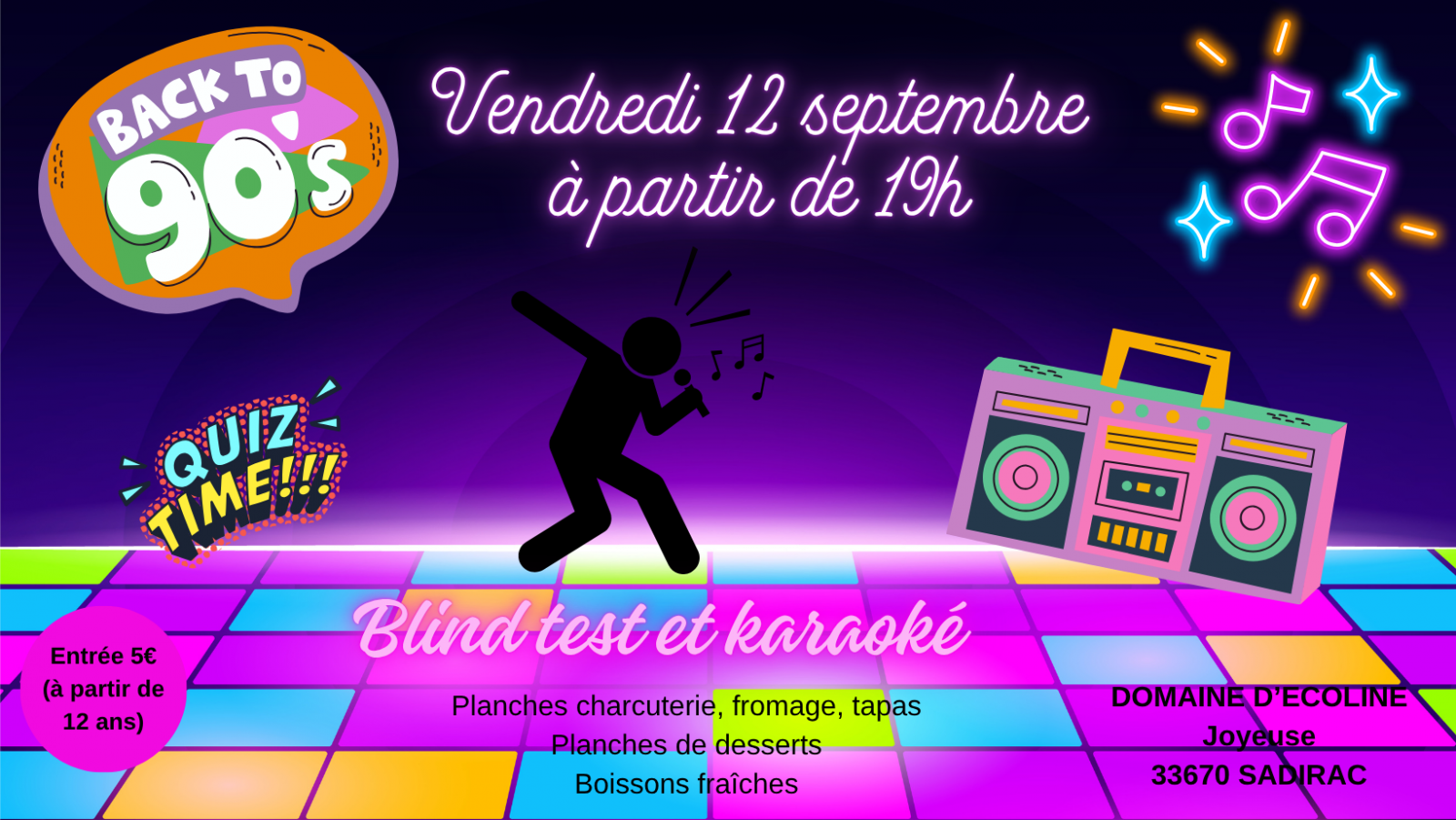 soirées années 90