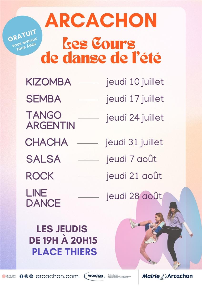 Les cours de danse de l'été