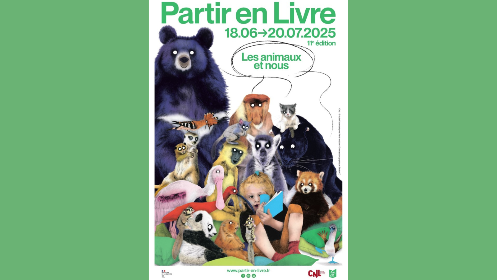 Partir en livre : espace lecture