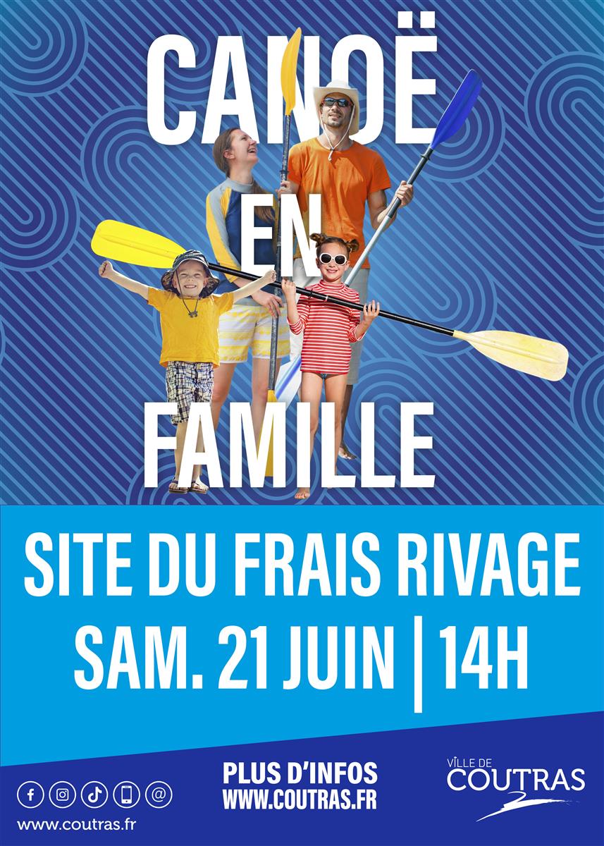 Canoë en famille