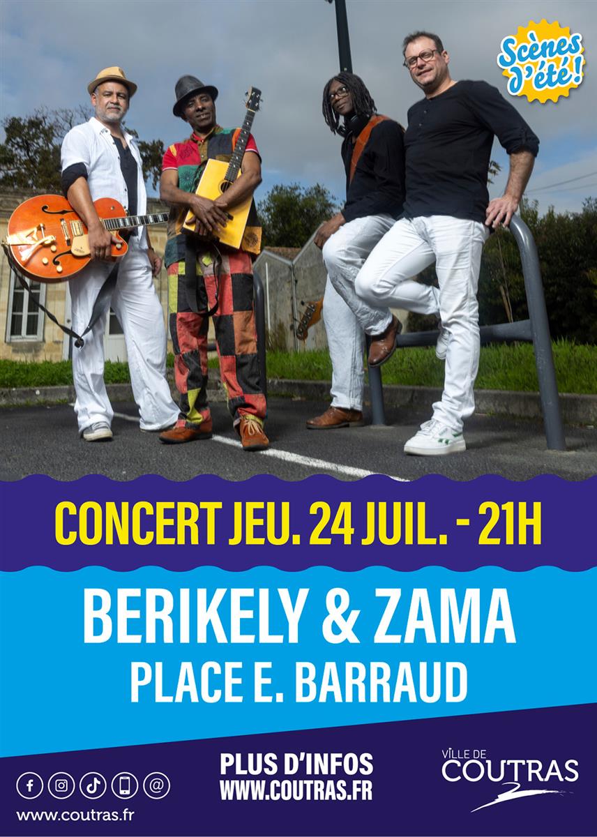 Berikely et Zama en concert à Coutras