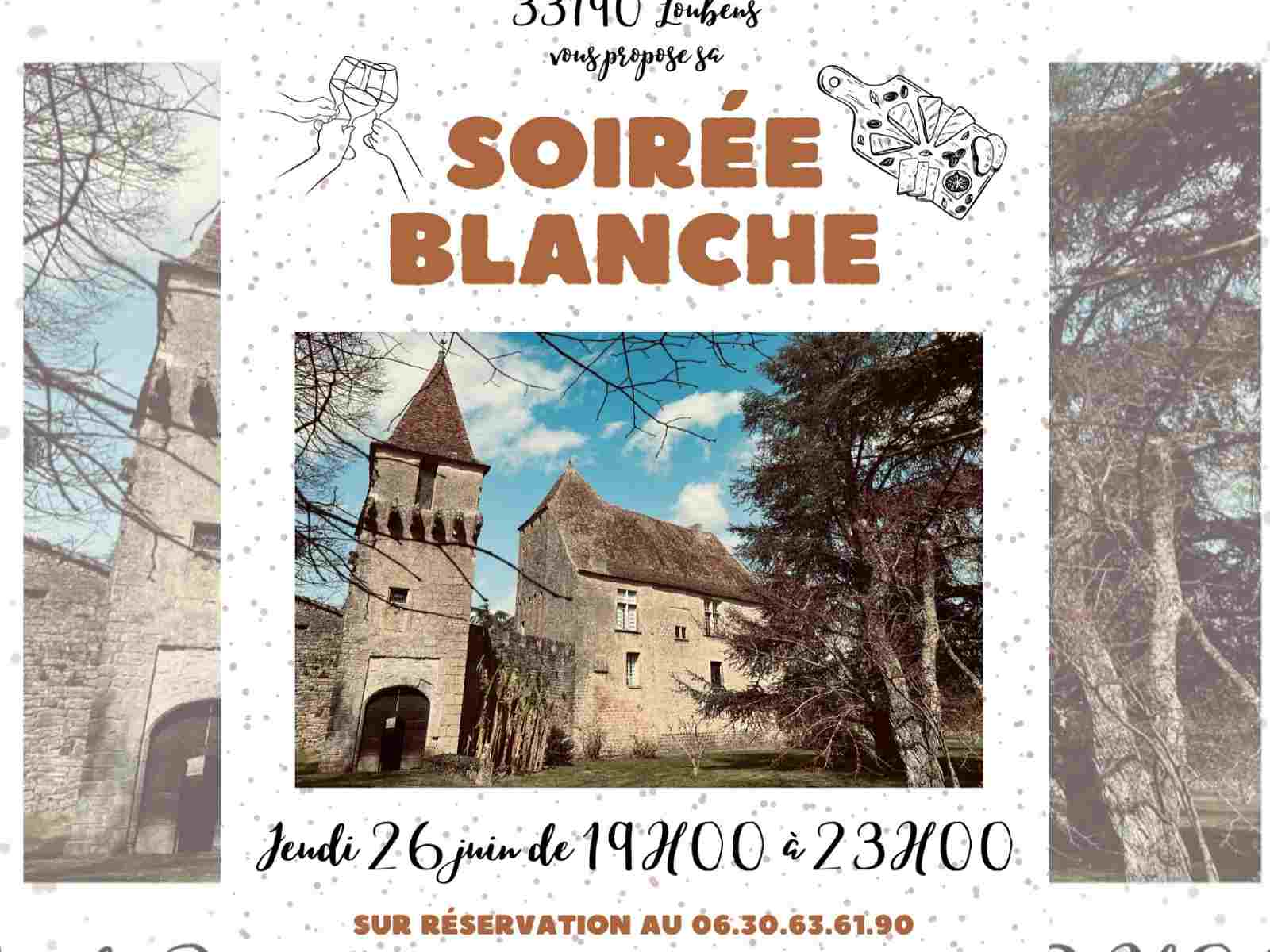 Soirée blanche au château de Lavison