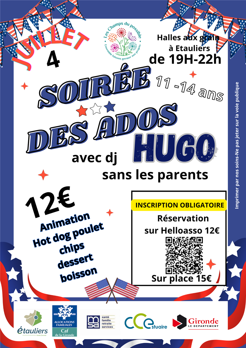 Soirée des ados avec DJ