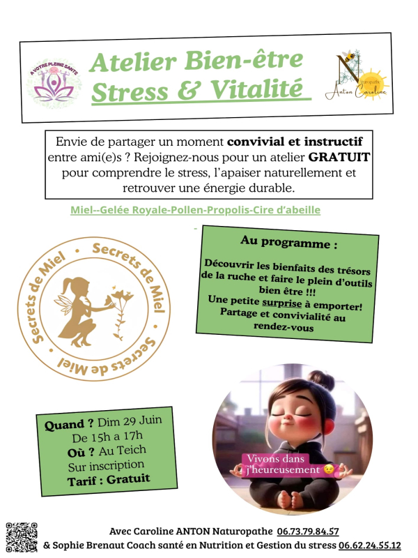 Atelier Bien-Être Stress & Vitalité