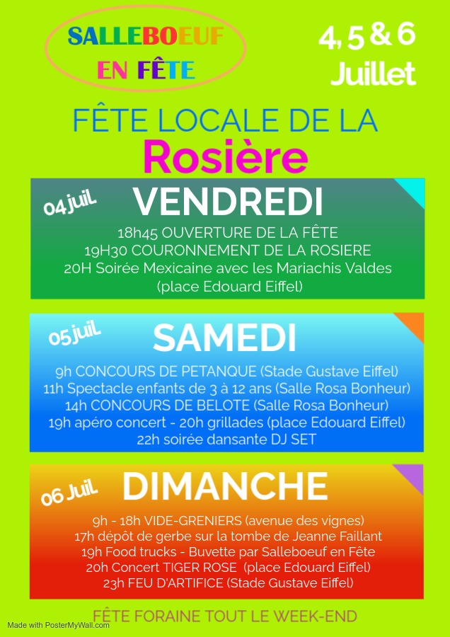 Fête locale de la Rosière