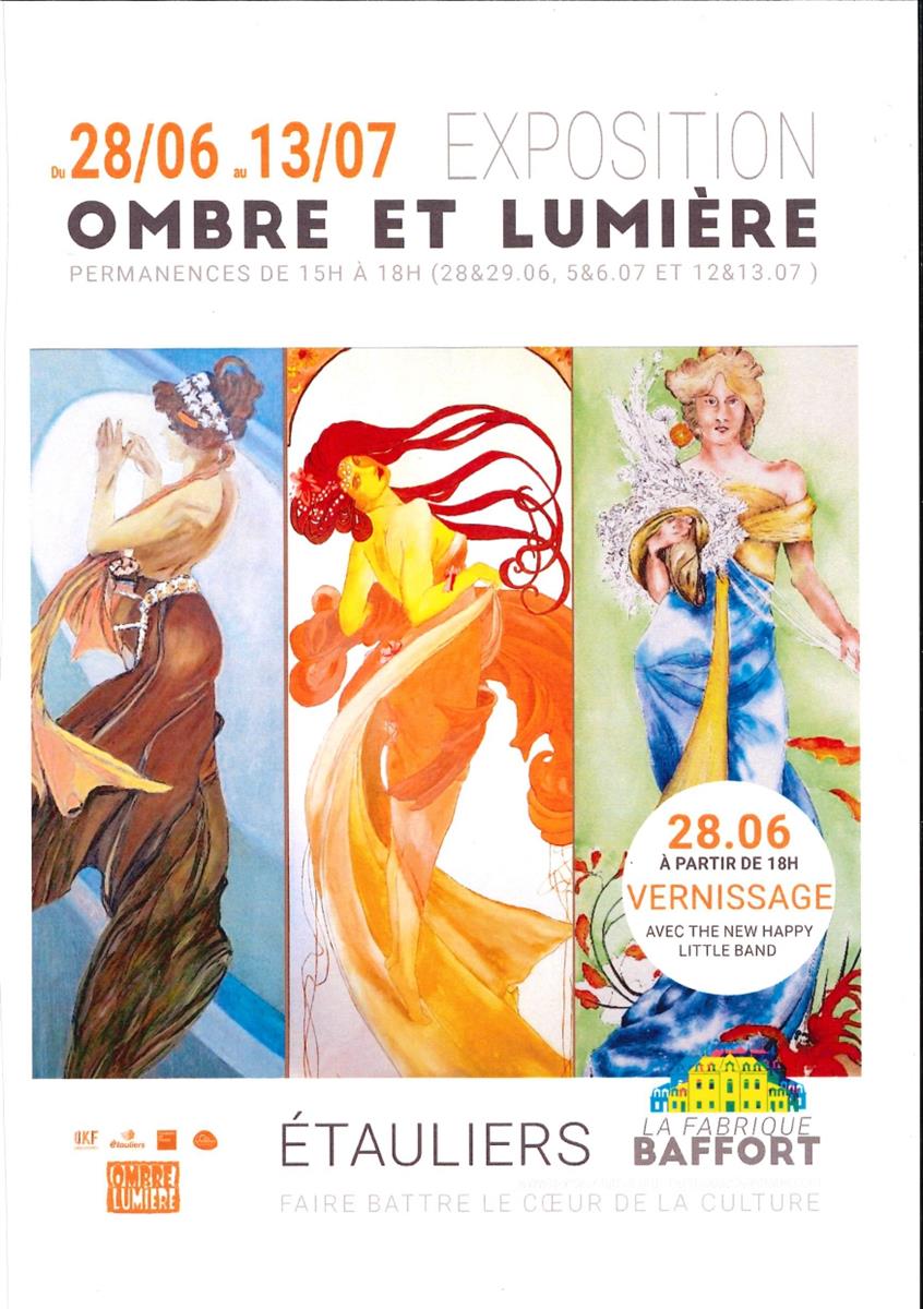 Exposition de peinture - Ombre et lumière