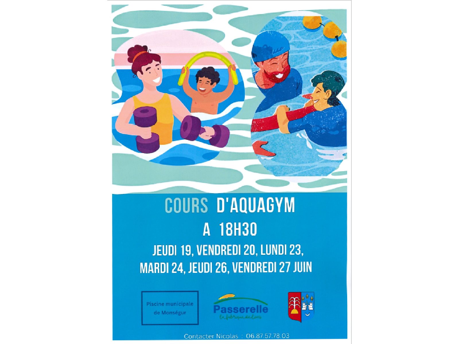 Cours d'Aquagym