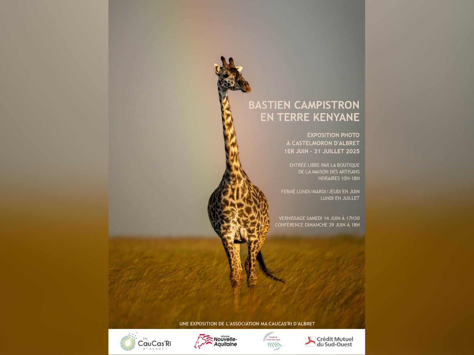 Exposition Bastien Campistron - En Terre Kenyane