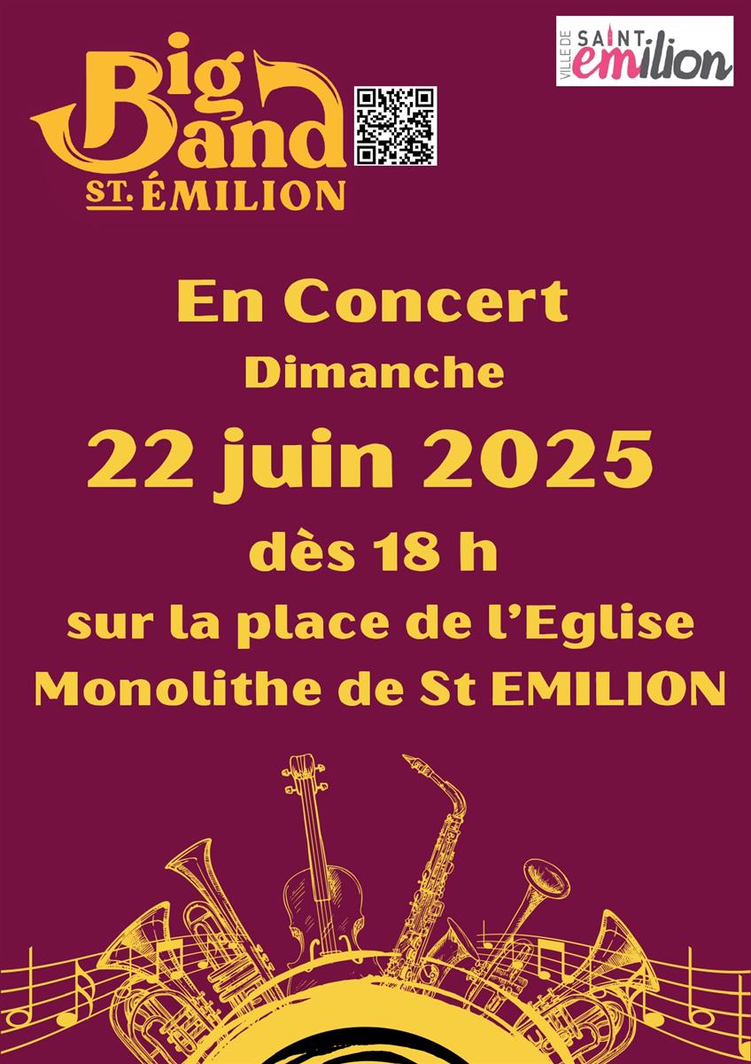 Le Big Band de Saint-Emilion fête la musique