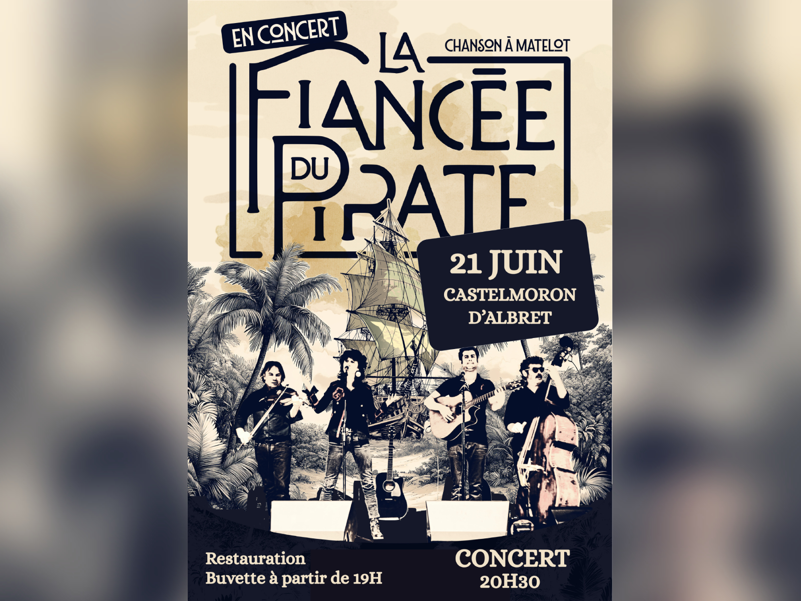 Concert La Fiancée du Pirate