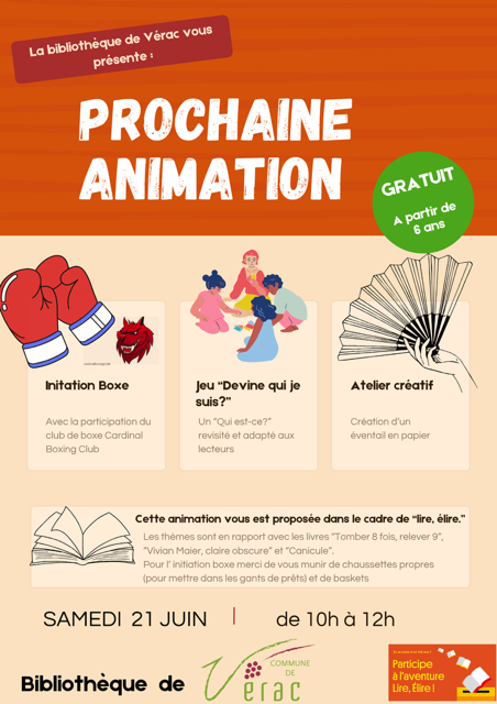 Animations "lire, élire" de la bibliothèque de ...