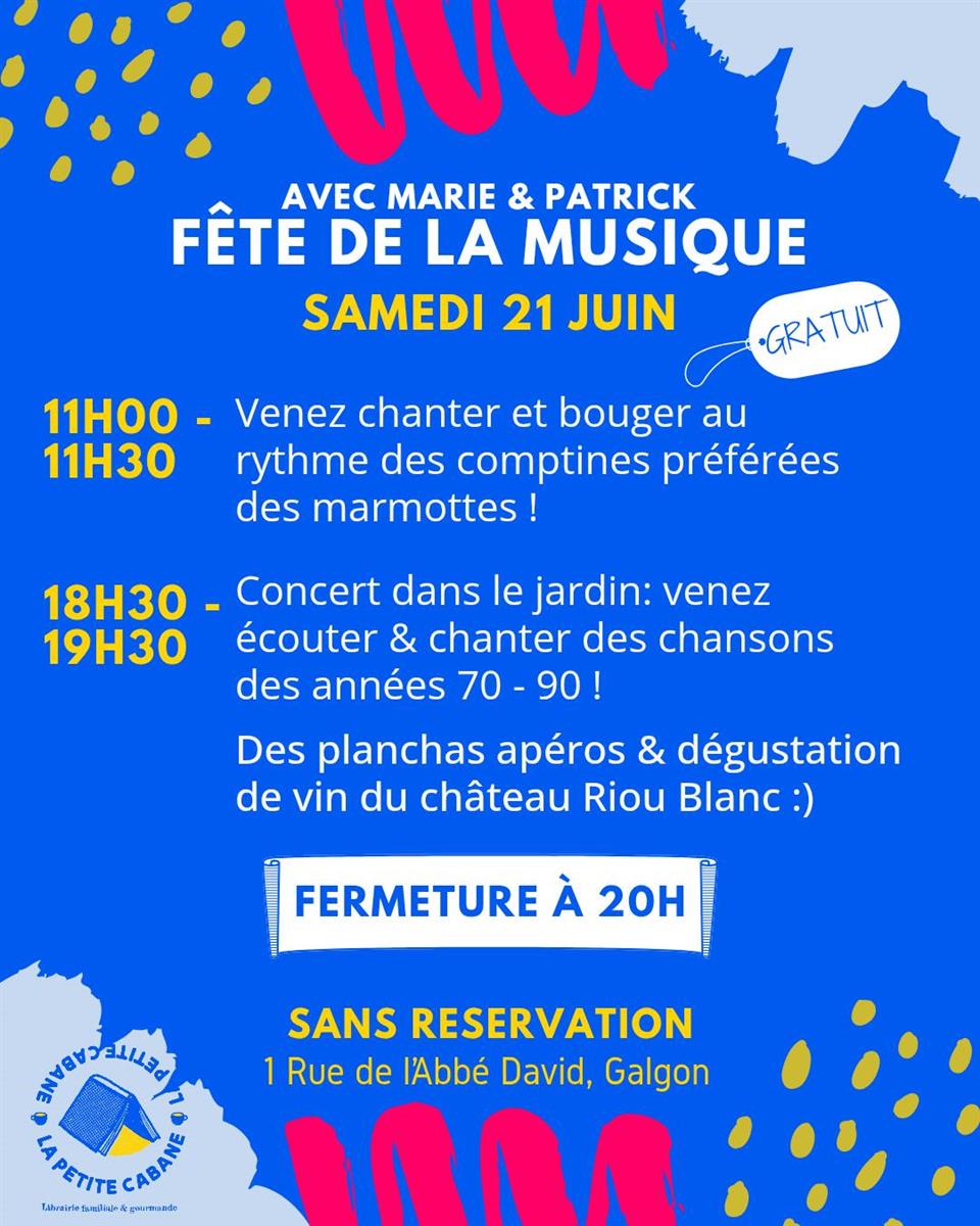 Fête de la musique à la Petite Cabane
