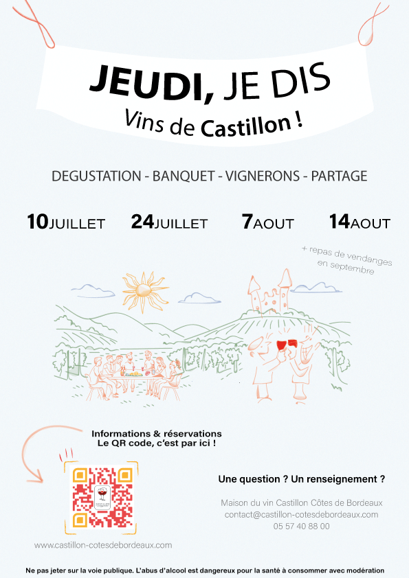 Jeudi, je dis vin de Castillon