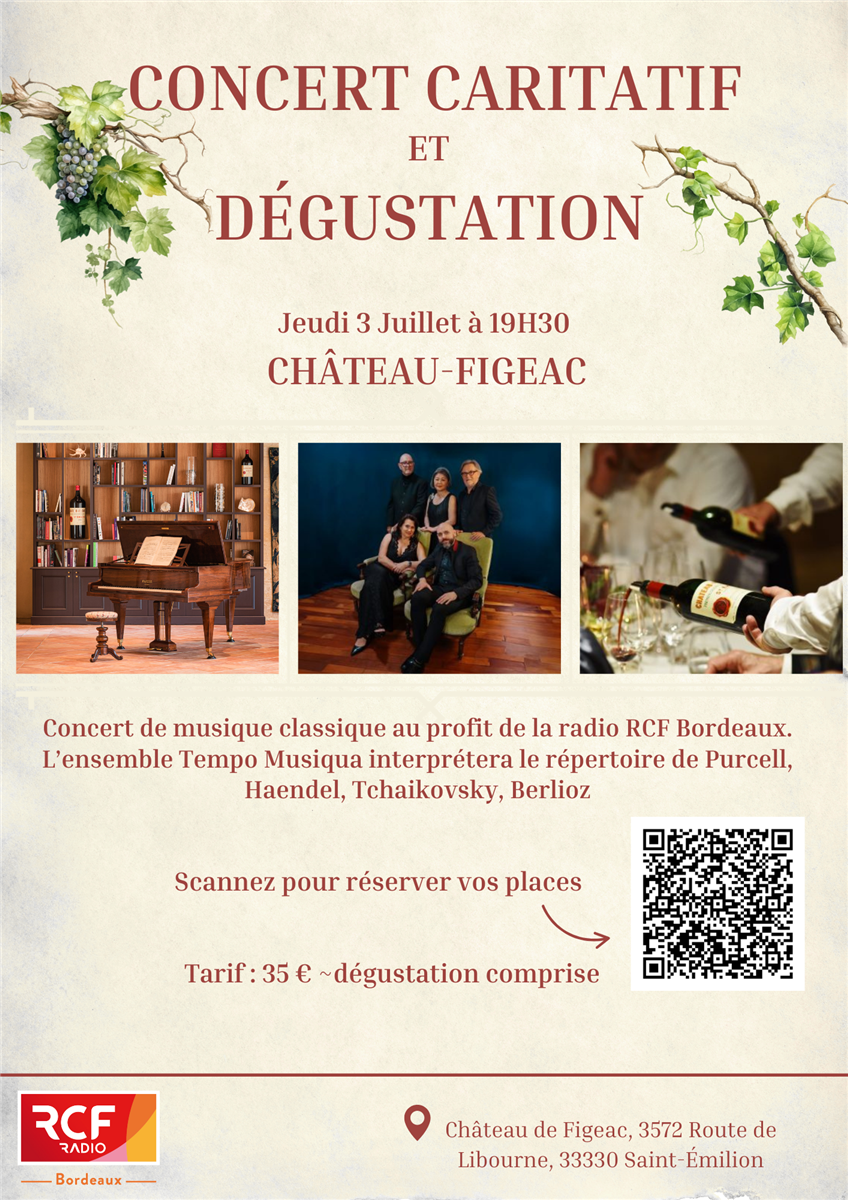 Concert caritatif au Château-Figeac