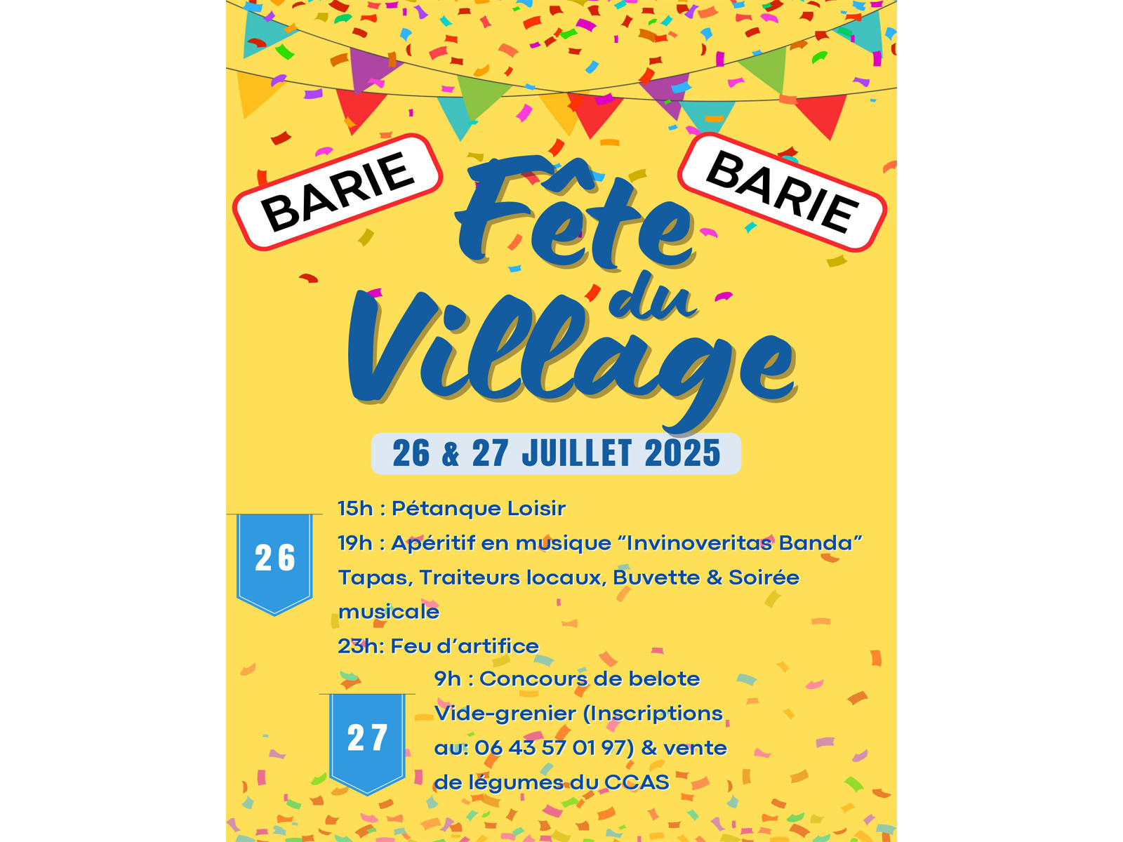 Fête locale de BARIE