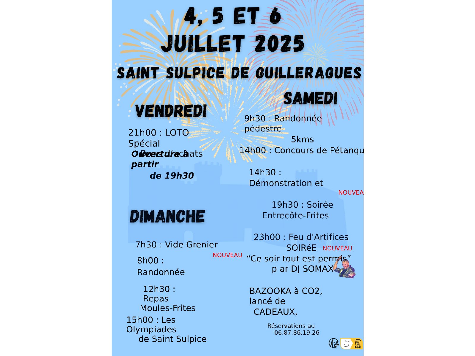 Saint Sulpice de Guilleragues en fête