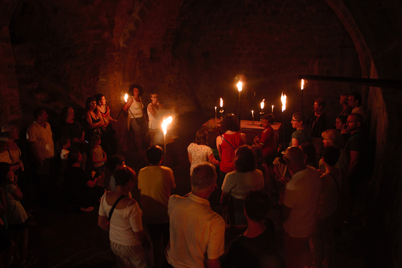 Visites flambées au Château de Villandraut