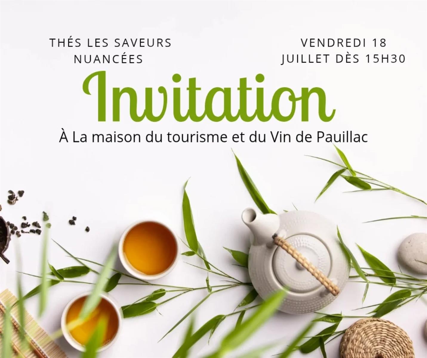 Dégustation de thés à Pauillac