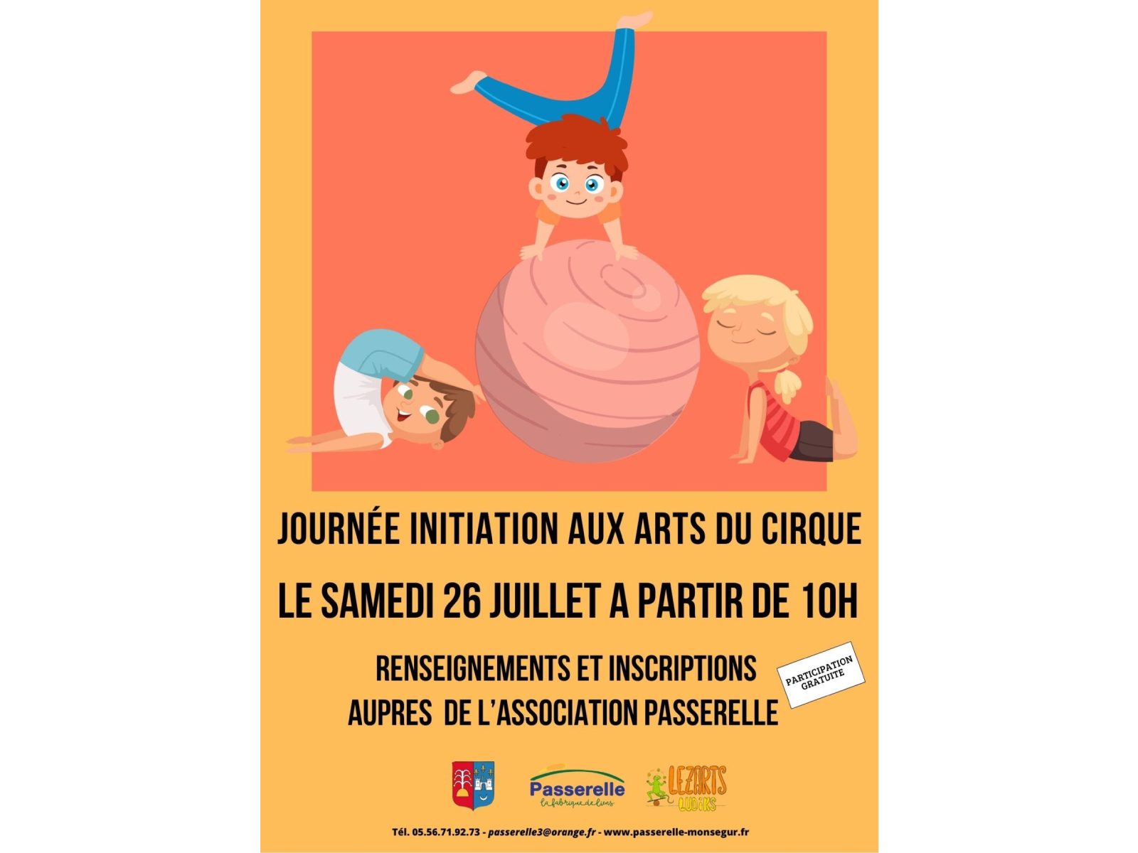 Journée initiation aux arts du cirque