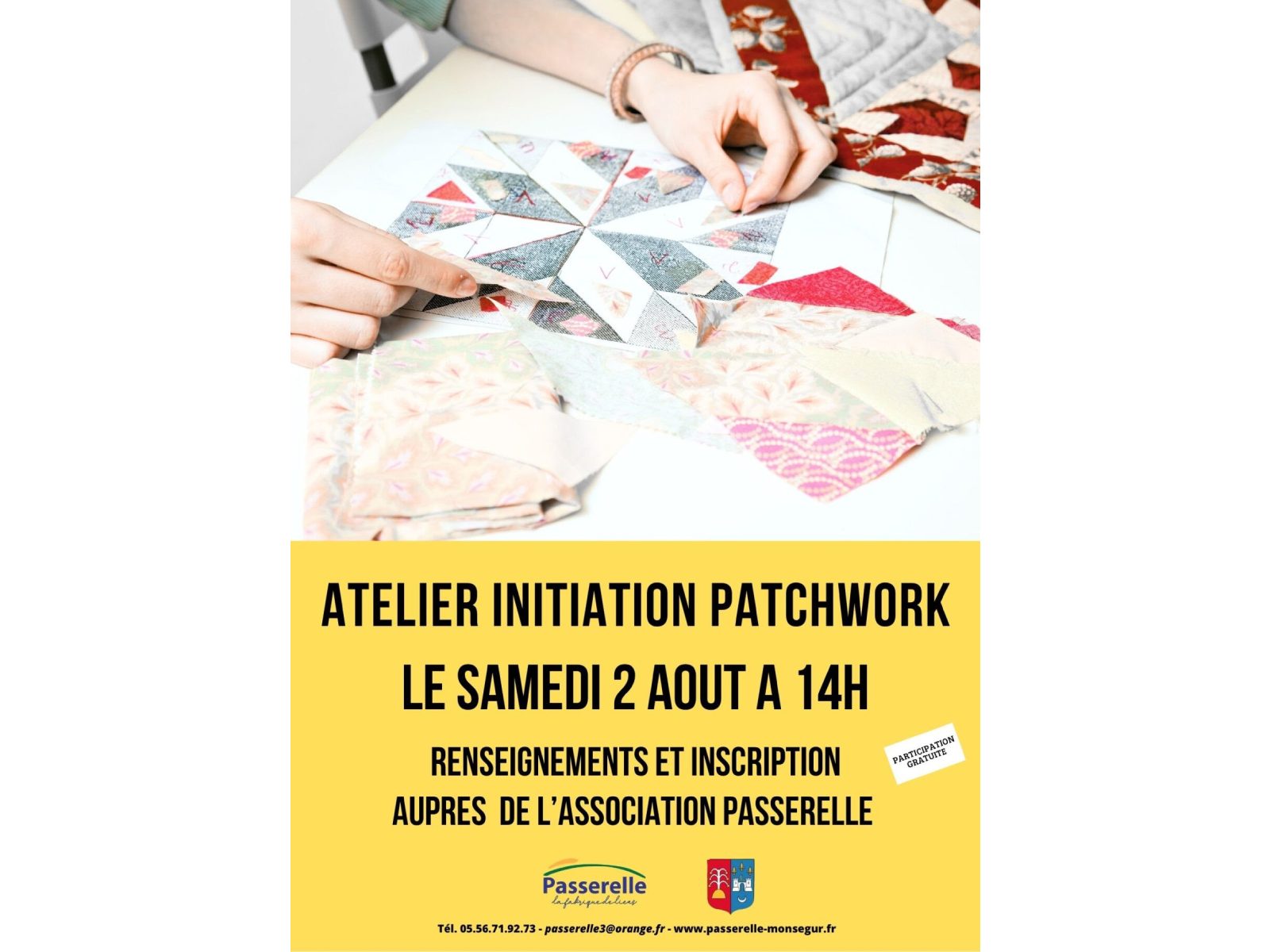 Atelier initiation patchwork