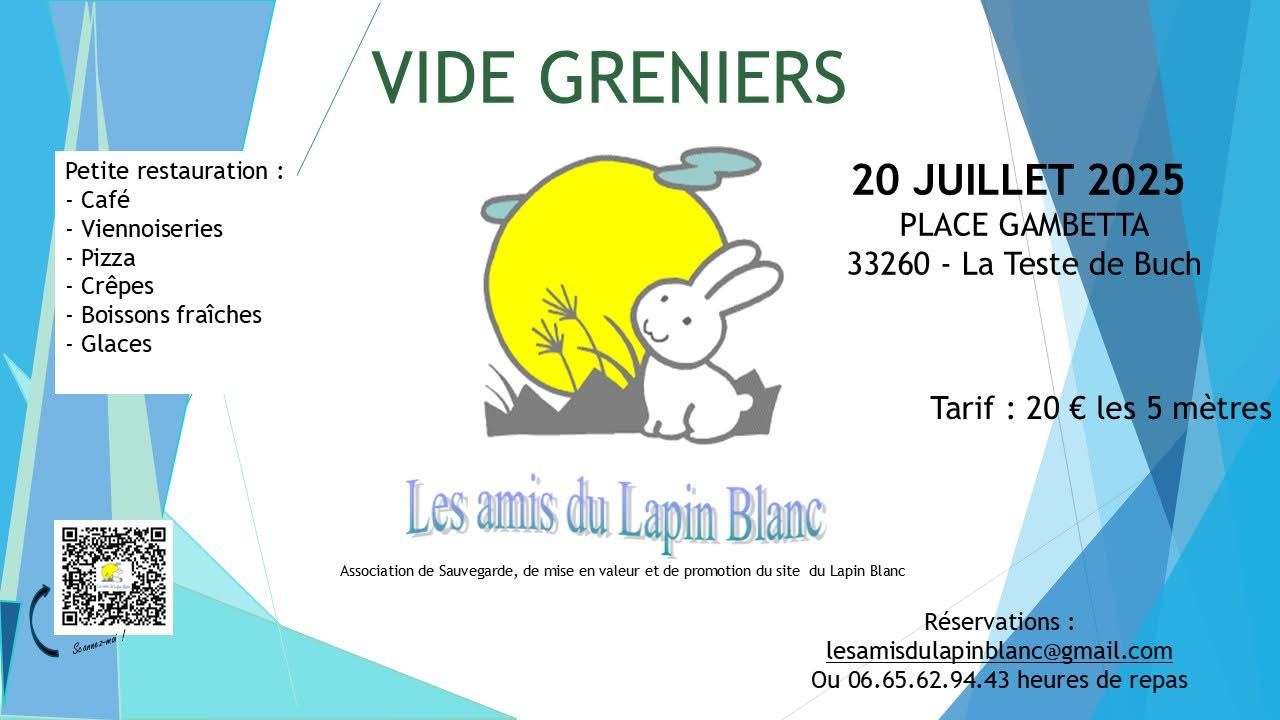 Vide Grenier par les Amis du Lapin Blanc
