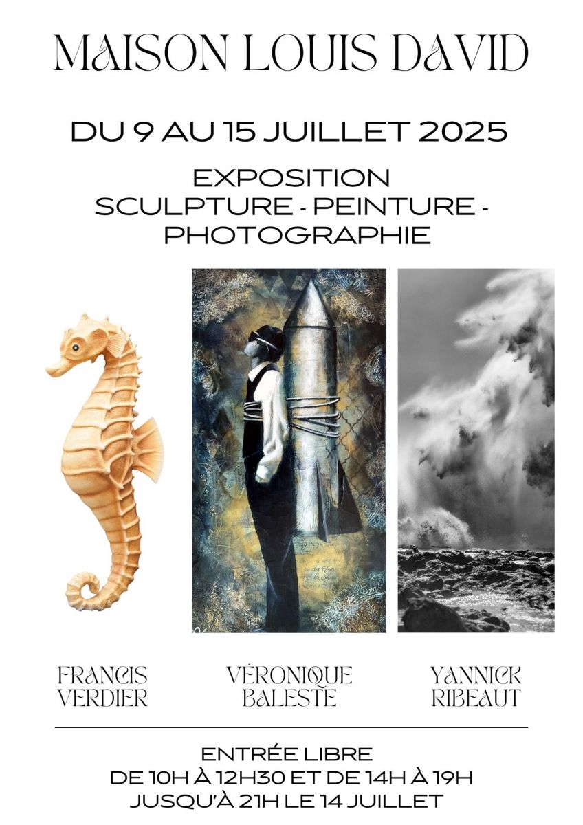 Exposition Maison Louis David du 9 au 15 Juillet