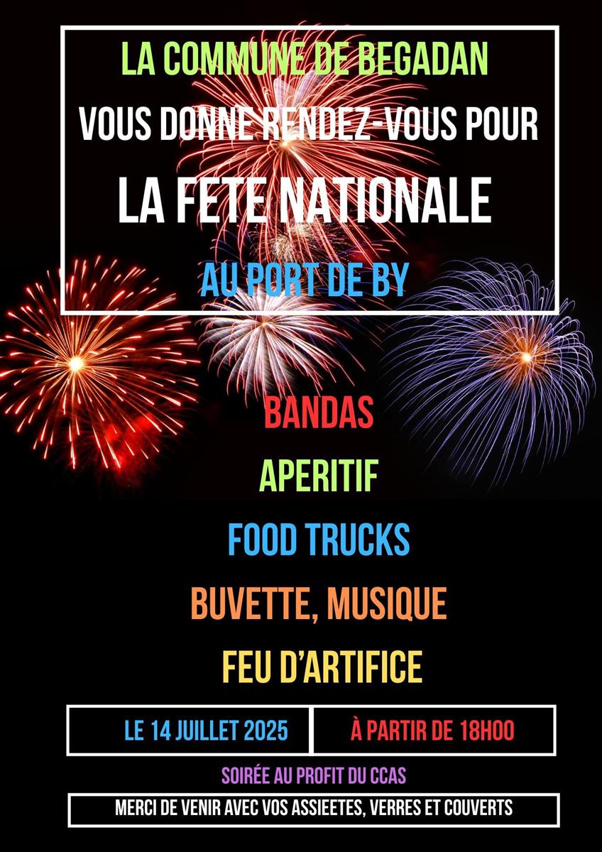 Bégadan fête le 14 juillet