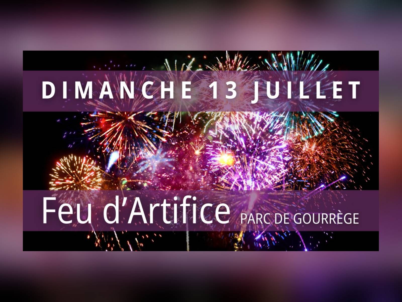 Bal populaire et feu d'artifice