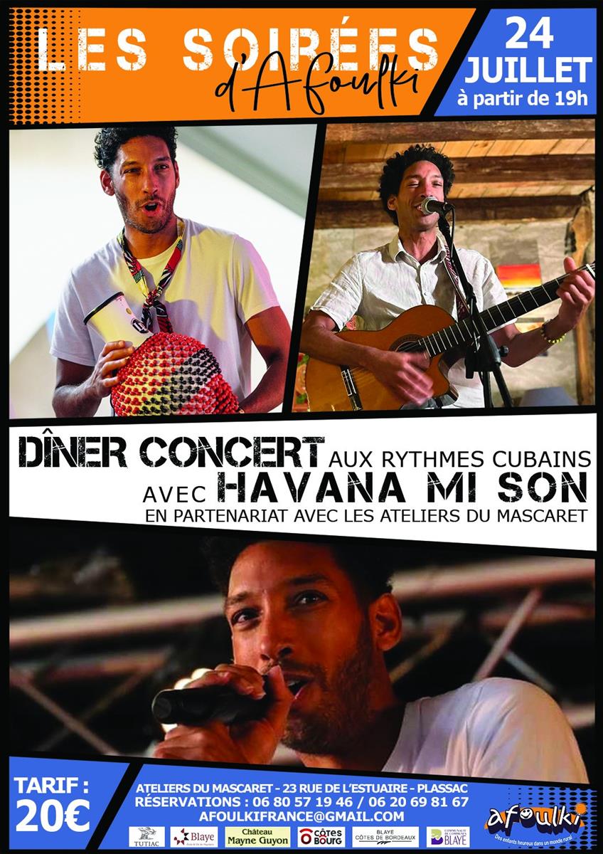 Les soirées d'Afoulki : Dîner-concert aux ryth ...