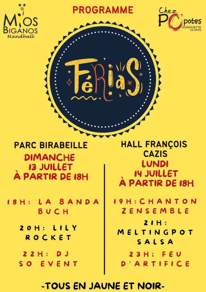 Fête du club de handball spécial Férias